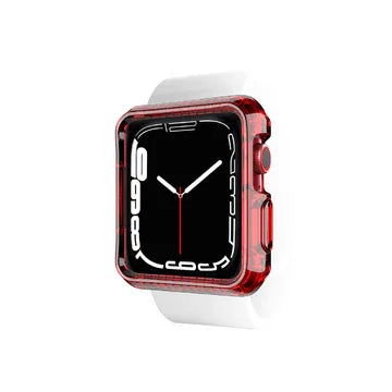 Itskins Spectrum Clear Case For Apple Watch 44/45Mm - Red - Tashqila Itskins Spectrum Clear Case For Apple Watch 44/45Mm - Red - Tashqila